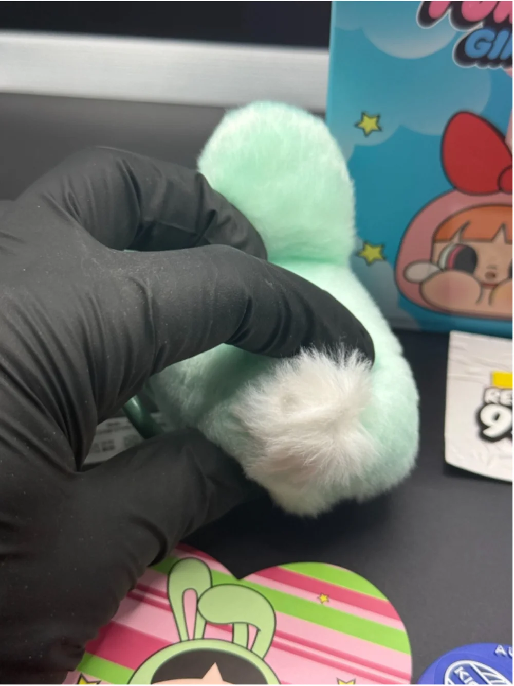 CRYBABY x Powerpuff Girls Bunny Buttercup Vinyl Plush Keychain Figure
